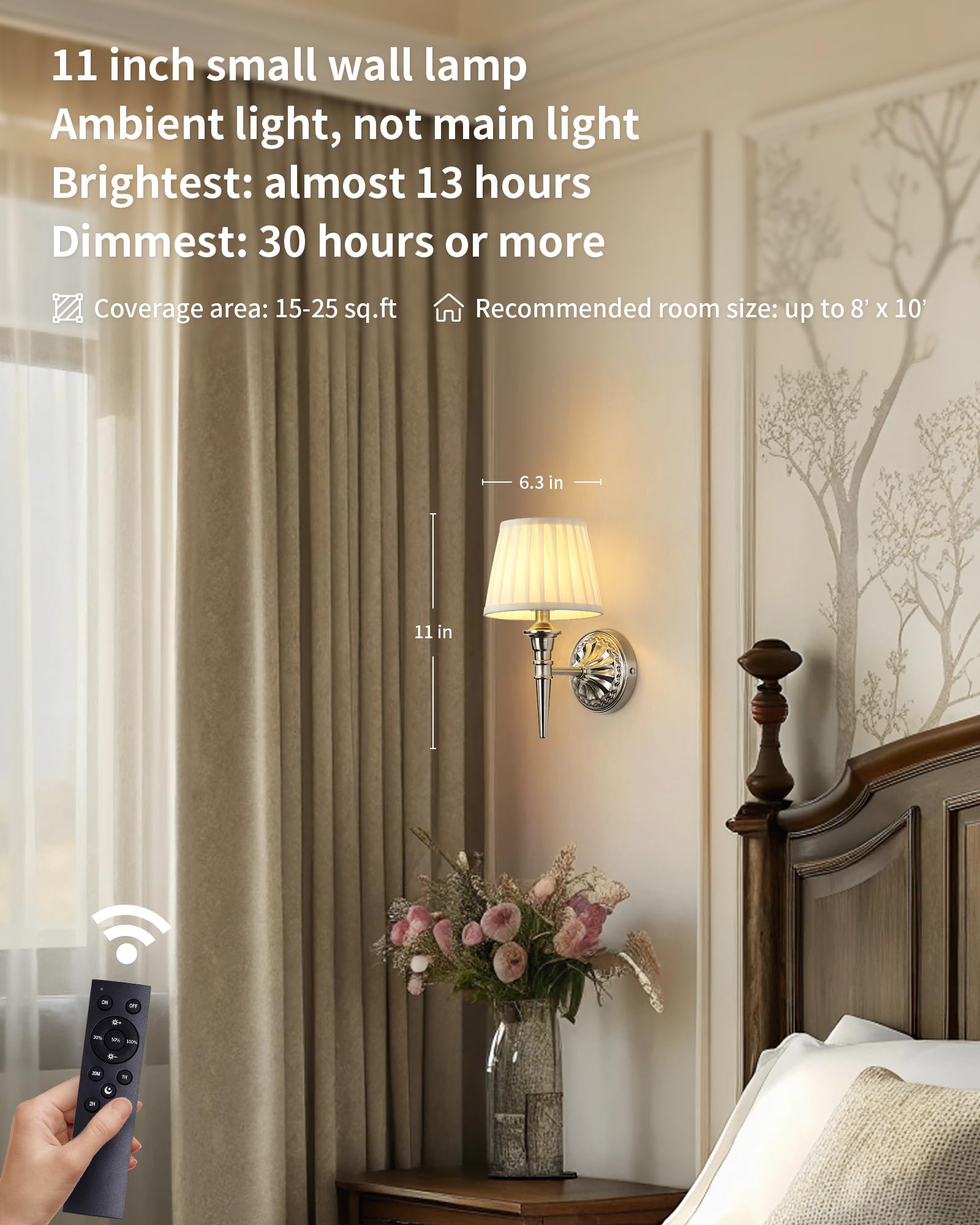 KDG fabric shade provides soft, non-harsh light for relaxing spaces.