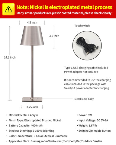KDG metal body desk lamp with gold finish for durable style