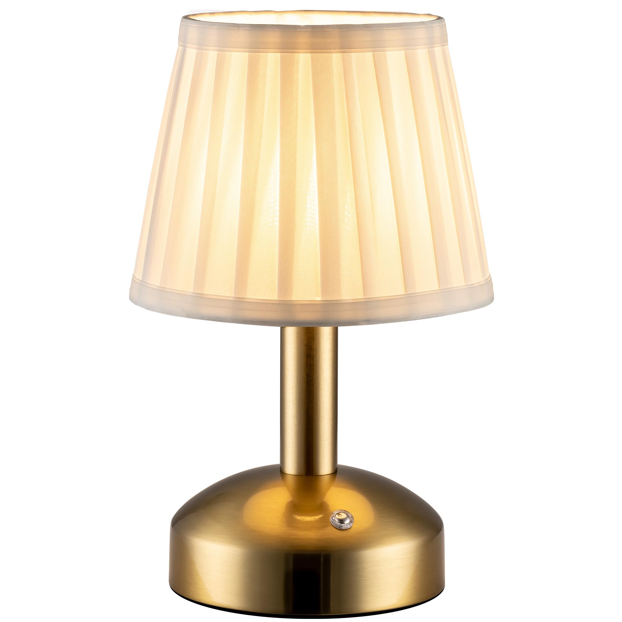 KDG modern cordless lamp with gold base for ambient desk lighting