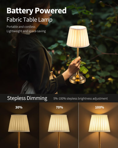 KDG touch-dimming base enables easy brightness control.