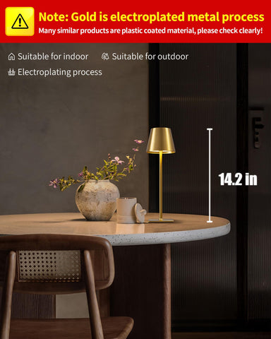 KDG rechargeable 4000mAh battery enables uninterrupted desk light