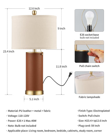 KDG table lamp pull cord switch for easy control