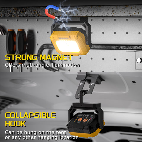 Keadeso hook magnets and tripod mount for versatile placement