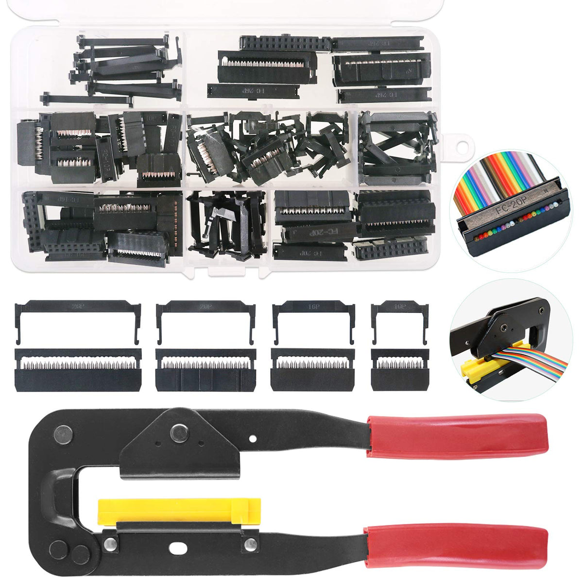 Keadic FC-10P header kit for quick breadboard prototyping