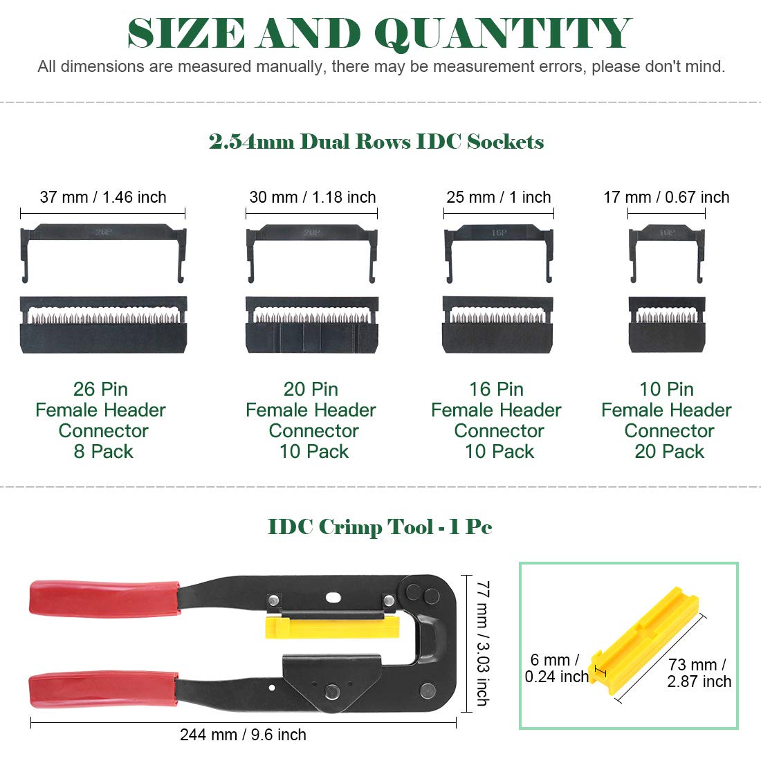 Keadic FC-16P header supports reliable multi pin connections