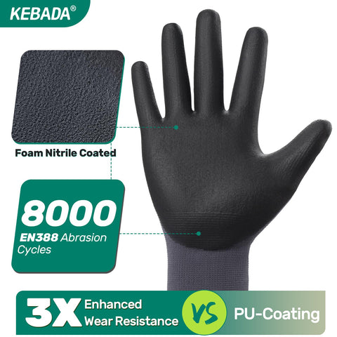 Kebada open-back ventilated glove keeps hands cool during work