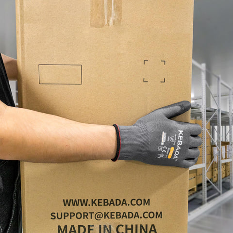 Breathable Kebada W1 design keeps hands cool during work.