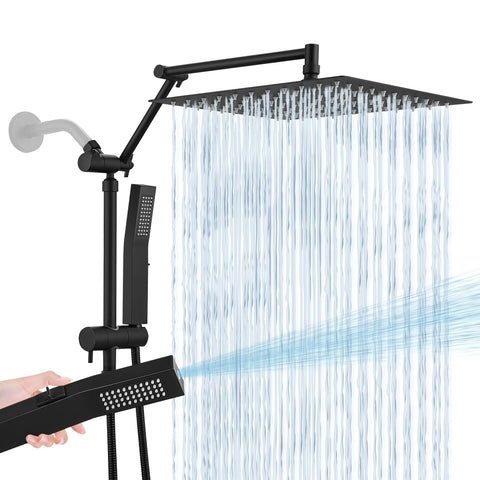 KEBAO all-metal rain shower head with premium build delivers durable, rust-resistant performance