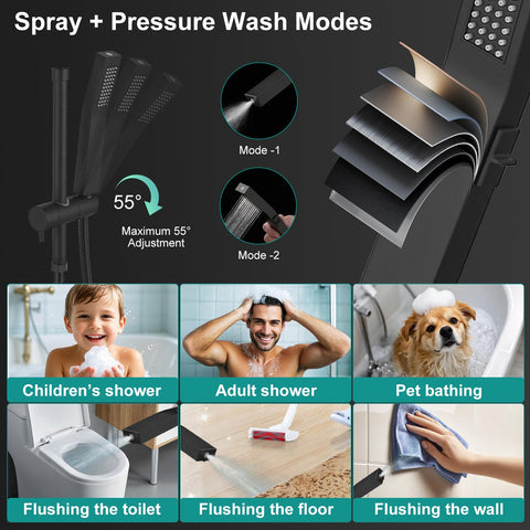 KEBAO handheld spray attachment for versatile cleaning and targeted rinsing