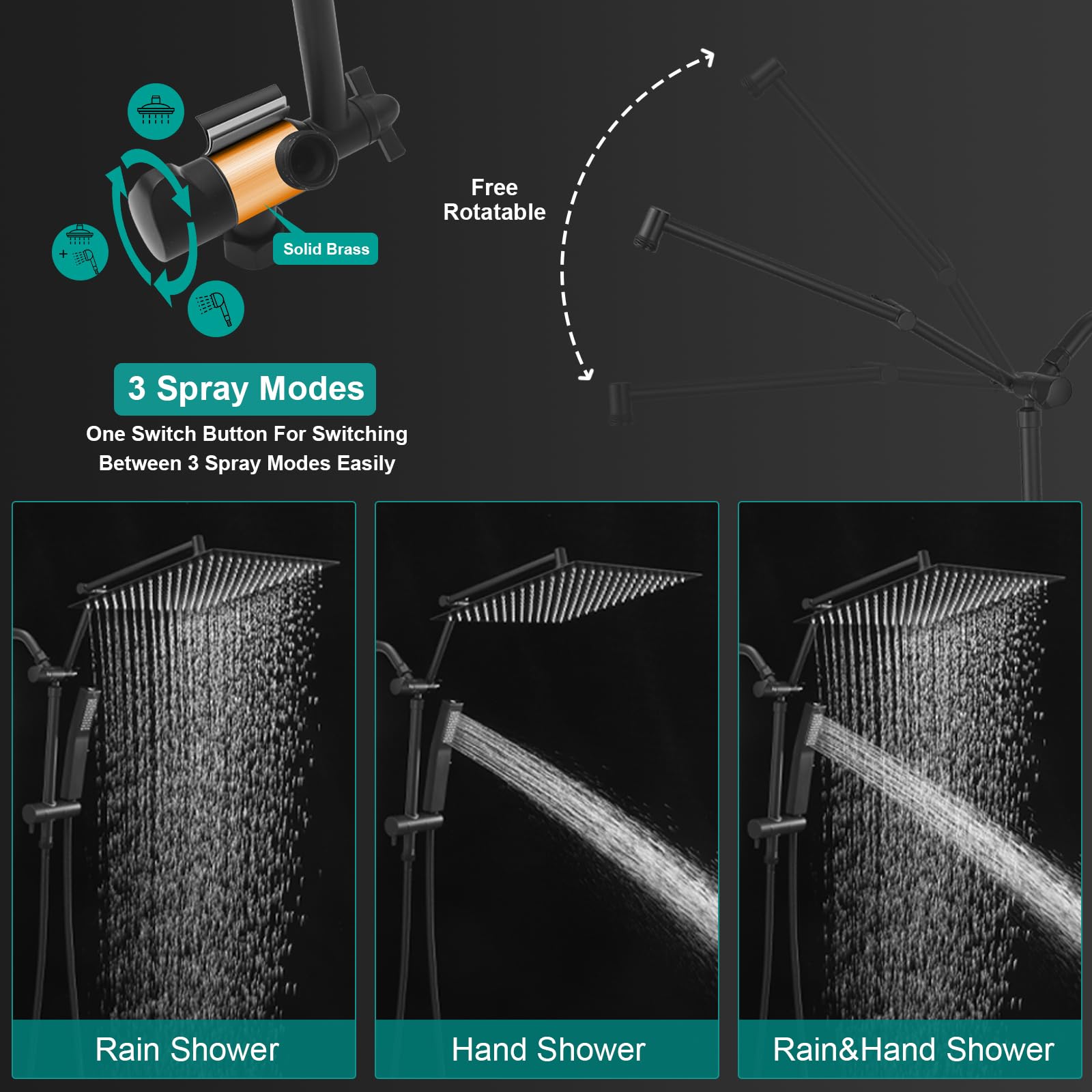 KEBAO stainless steel hose extends 70 to 75 inches for easier reaching