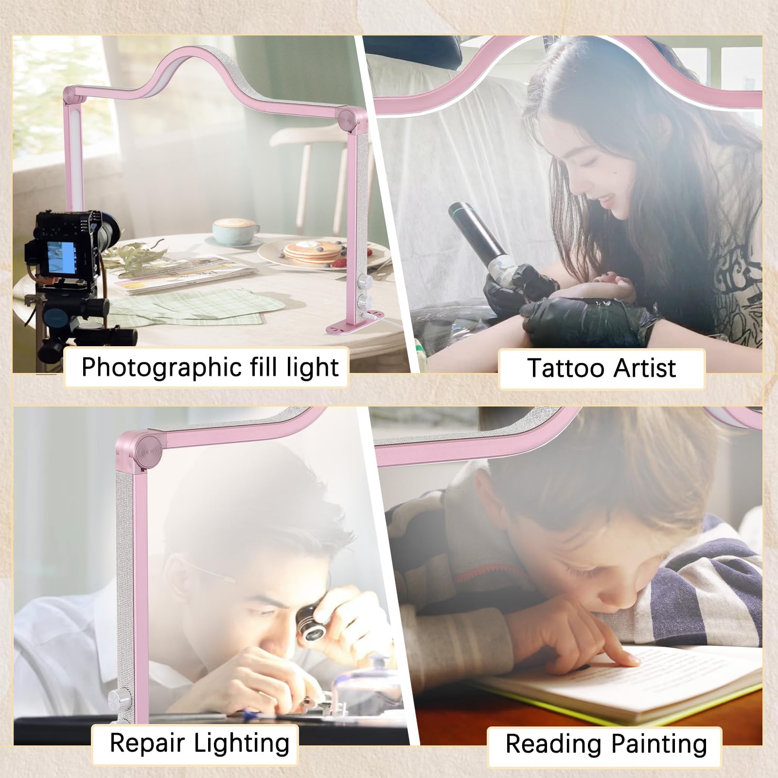 KEDAO adjustable color temperature nail lamp 3000K-6000K for versatile lighting