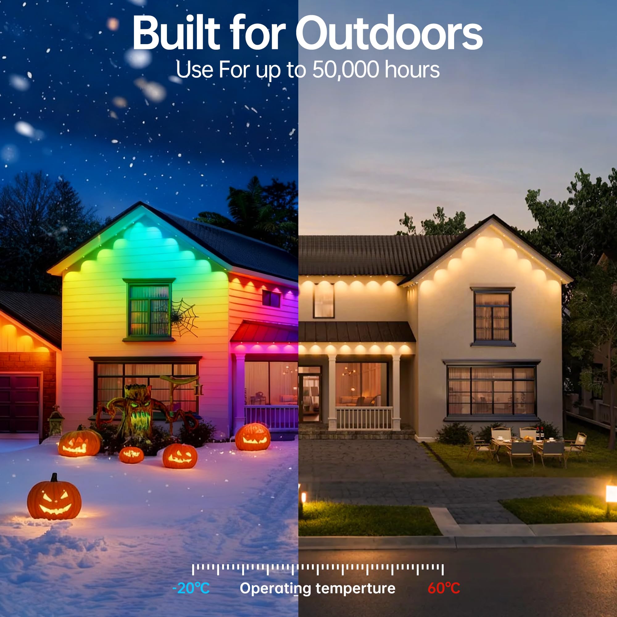 KDEEIE built-in themes create festive scenes instantly for holidays