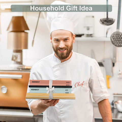 KEENBEST universal knife compatibility covers chef, paring, and Japanese knives.