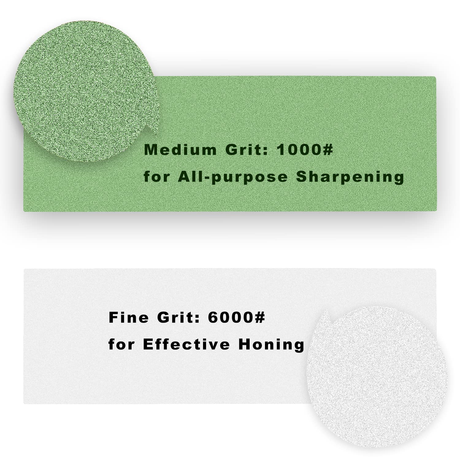 KEENBEST anti-slip base provides stable sharpening on any counter.