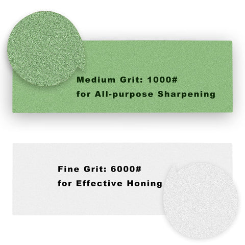 KEENBEST anti-slip base provides stable sharpening on any counter.