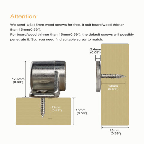 Keenkee silver-color cabinet catch blends with furniture while improving door alignment.