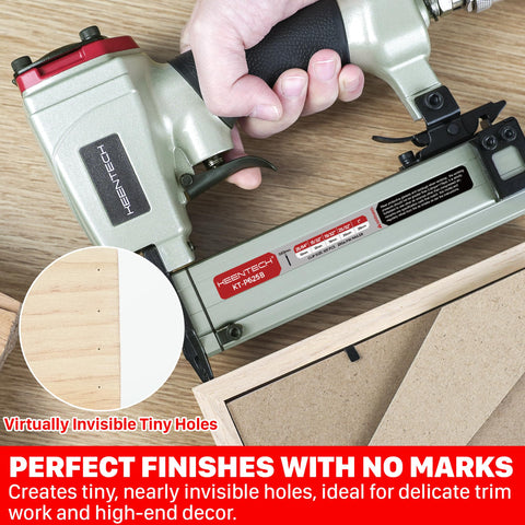KEENTECH pin nailer aluminum body with ergonomic grip for comfortable extended use