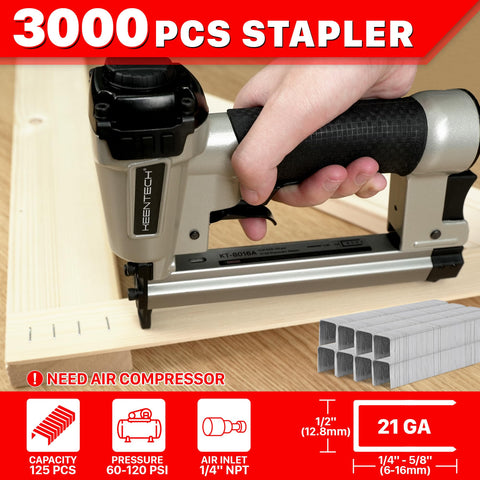 KEENTECH 3000-piece staple pack for quick upholstery projects.