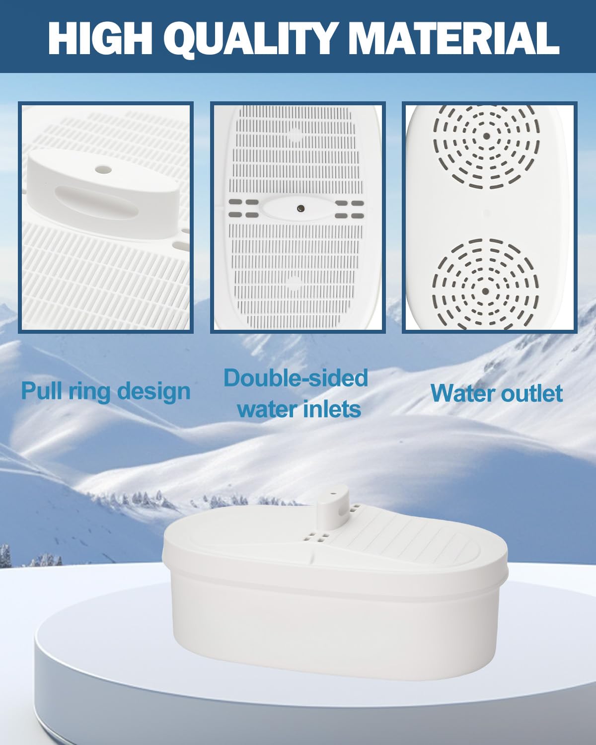 KEEPOW WD-PF-01A Plus demonstrates fast flow at 0.3 gpm in use