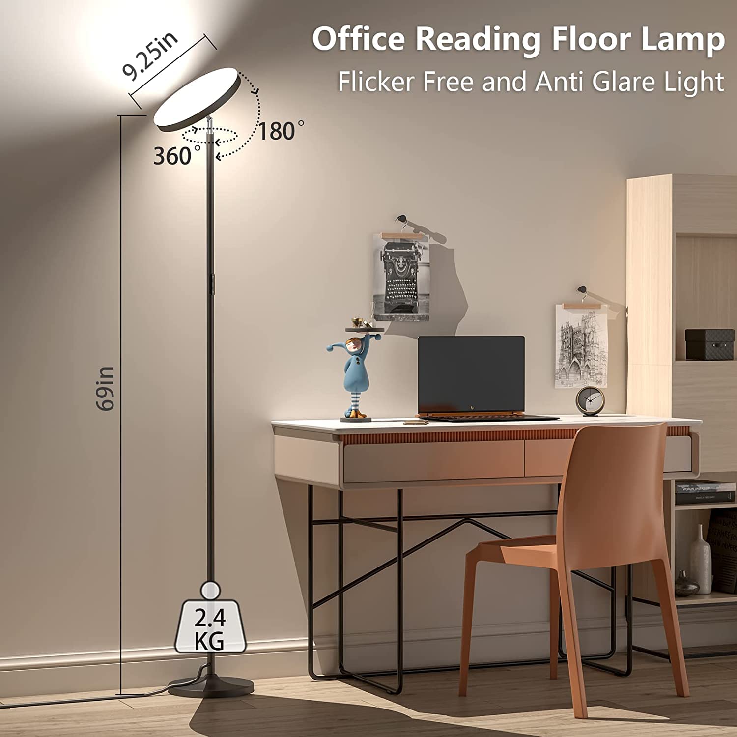 Keepsmile 350-degree rotating light surface enables flexible angles