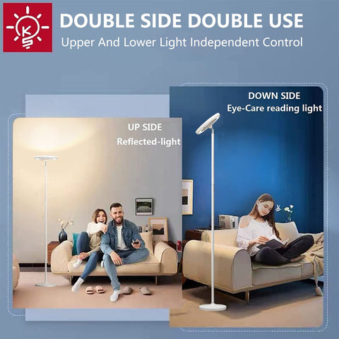 Keepsmile bottom white reading light for easy tasks in the living room