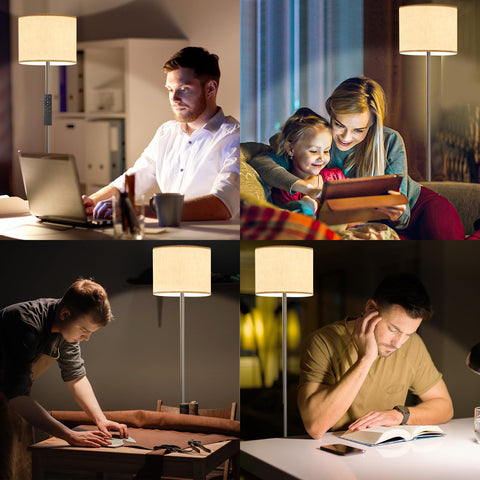 Keepsmile easy-assembly floor lamp setups quickly with no tools.