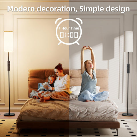 Keepsmile modern standing lamp ideal for office and living spaces