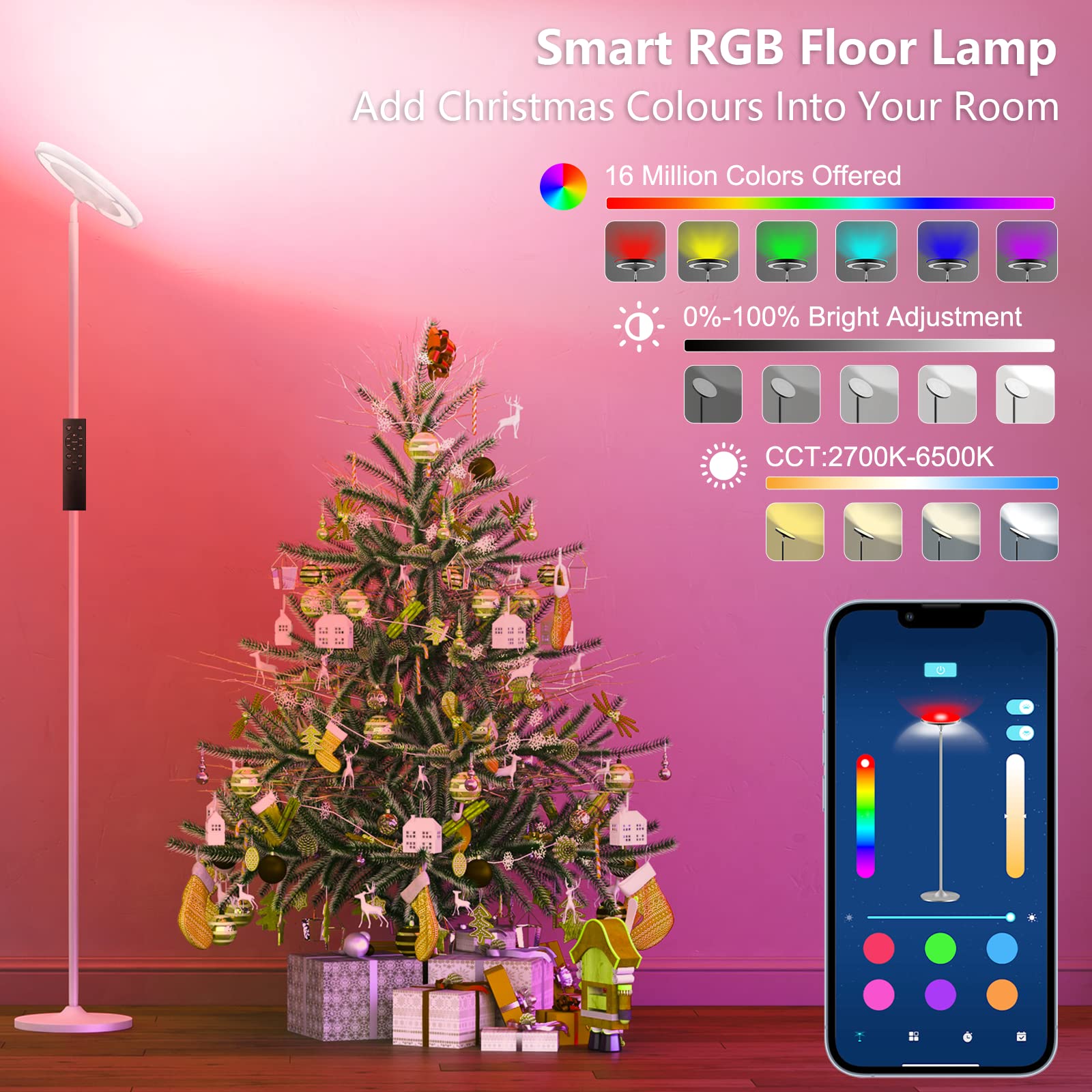 Keepsmile remote and app control for convenient lighting adjustments