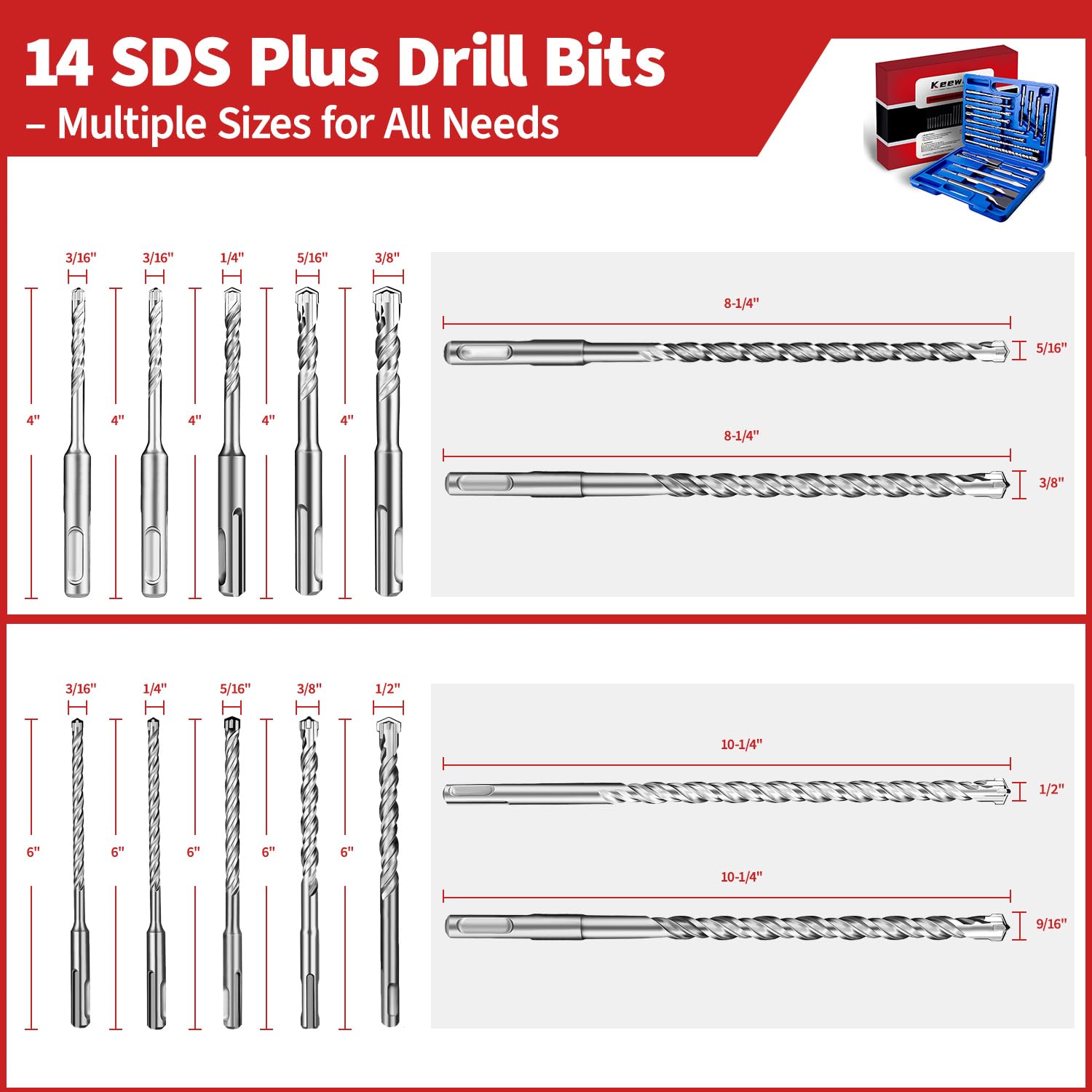 Keewaki chisels: point and flat edges for tile removal and demolition