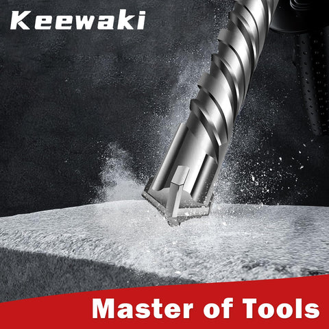 Keewaki drill bits delivering clean holes and steady performance in real work