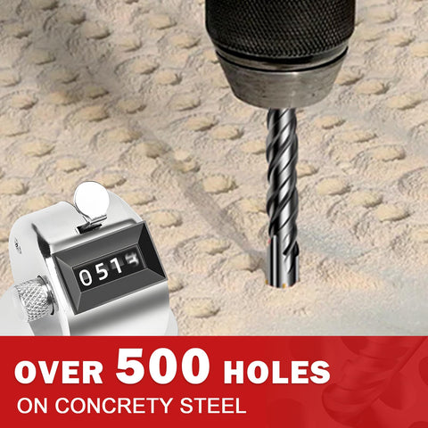Keewaki masonry drill bits performing concrete drilling with strong, clean holes