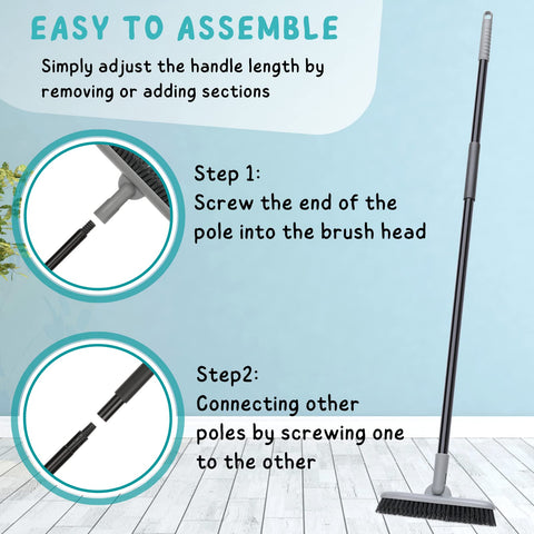 KeFanta grout brush ergonomic wrap handle reduces hand fatigue during scrubbing.