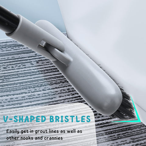 KeFanta grout brush built-in storage hole keeps tool ready between uses.
