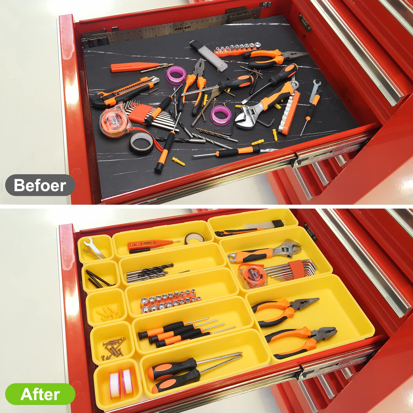 KeFanta rolling tool chest cart for moving gear around the workshop