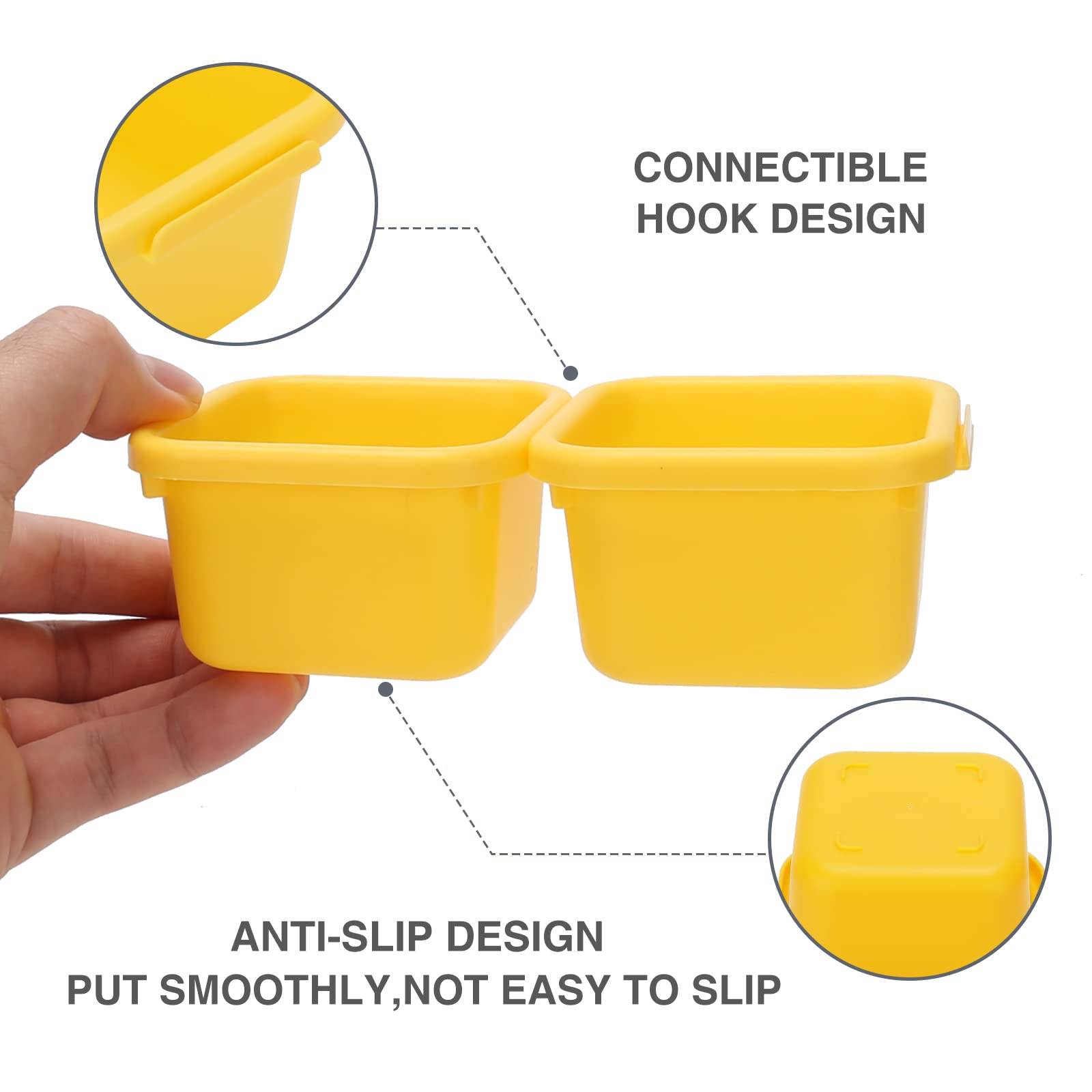 KeFanta workbench drawer organization in yellow for fast part retrieval