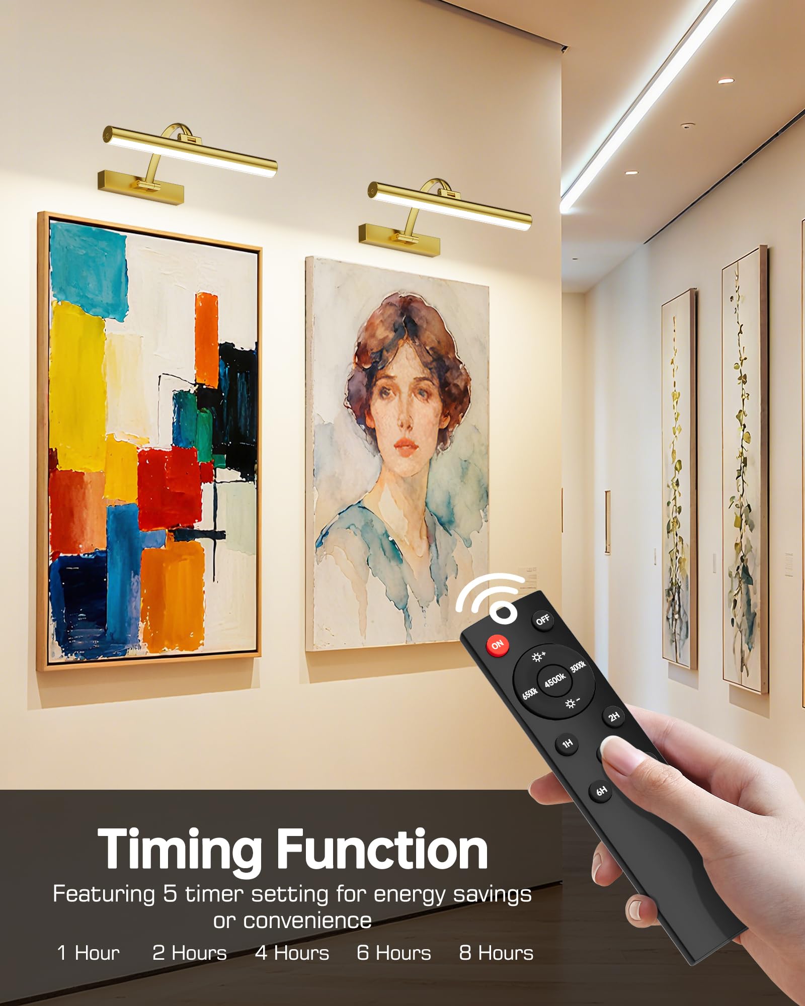 KEILAIMO three-color temperatures tailor white light for art viewing