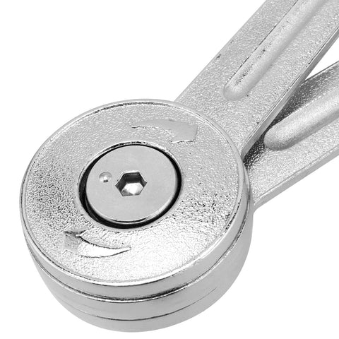 KEILEOHO zinc alloy hinges with matte silver finish resist rust and wear.