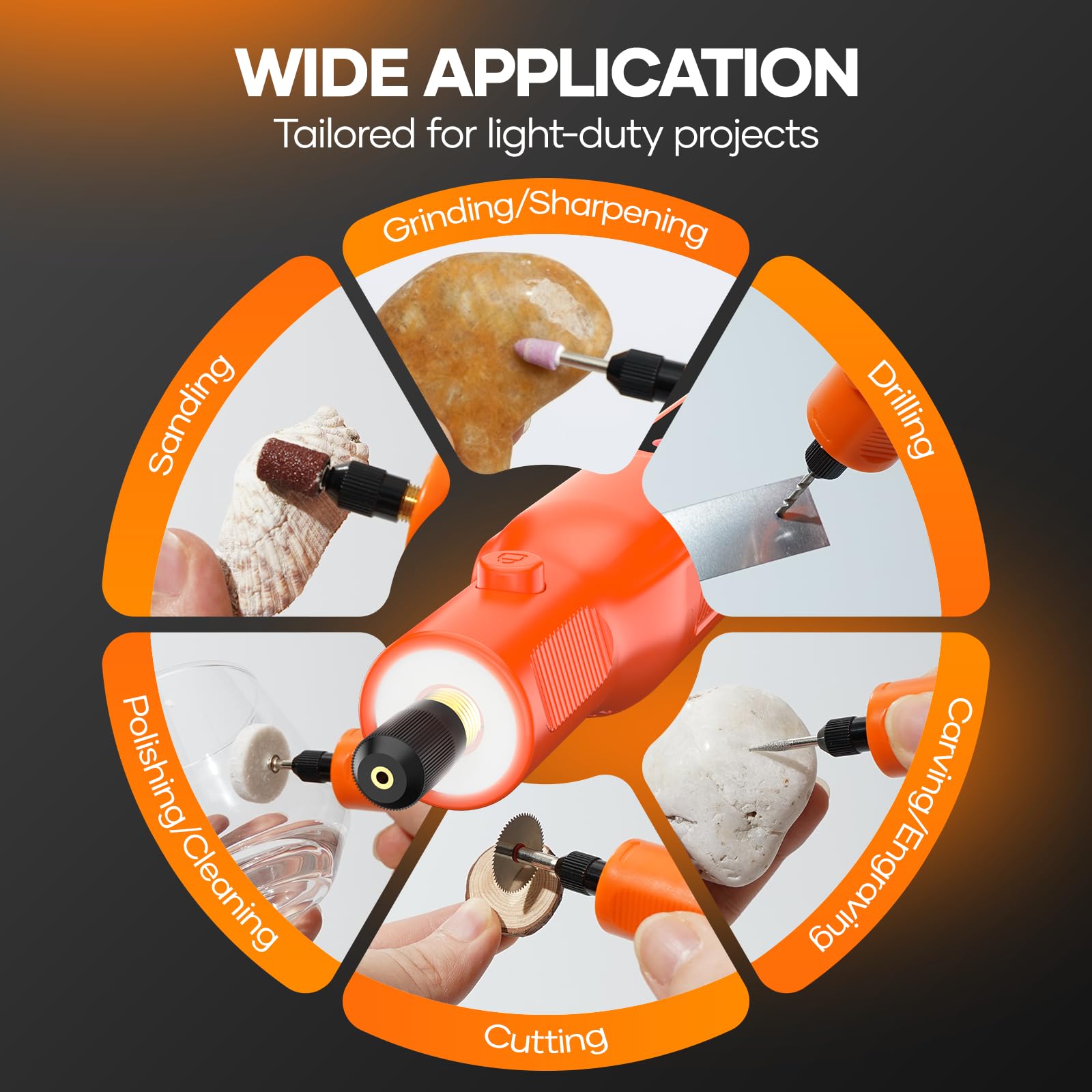 Kejector cordless power enables portable projects anywhere and anytime.