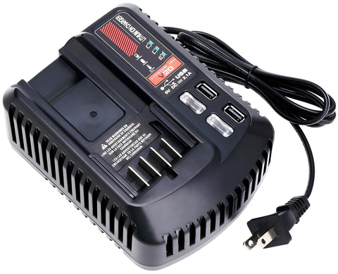 Kekepowtobat CMCB104 charger on a workbench enables rapid workflow