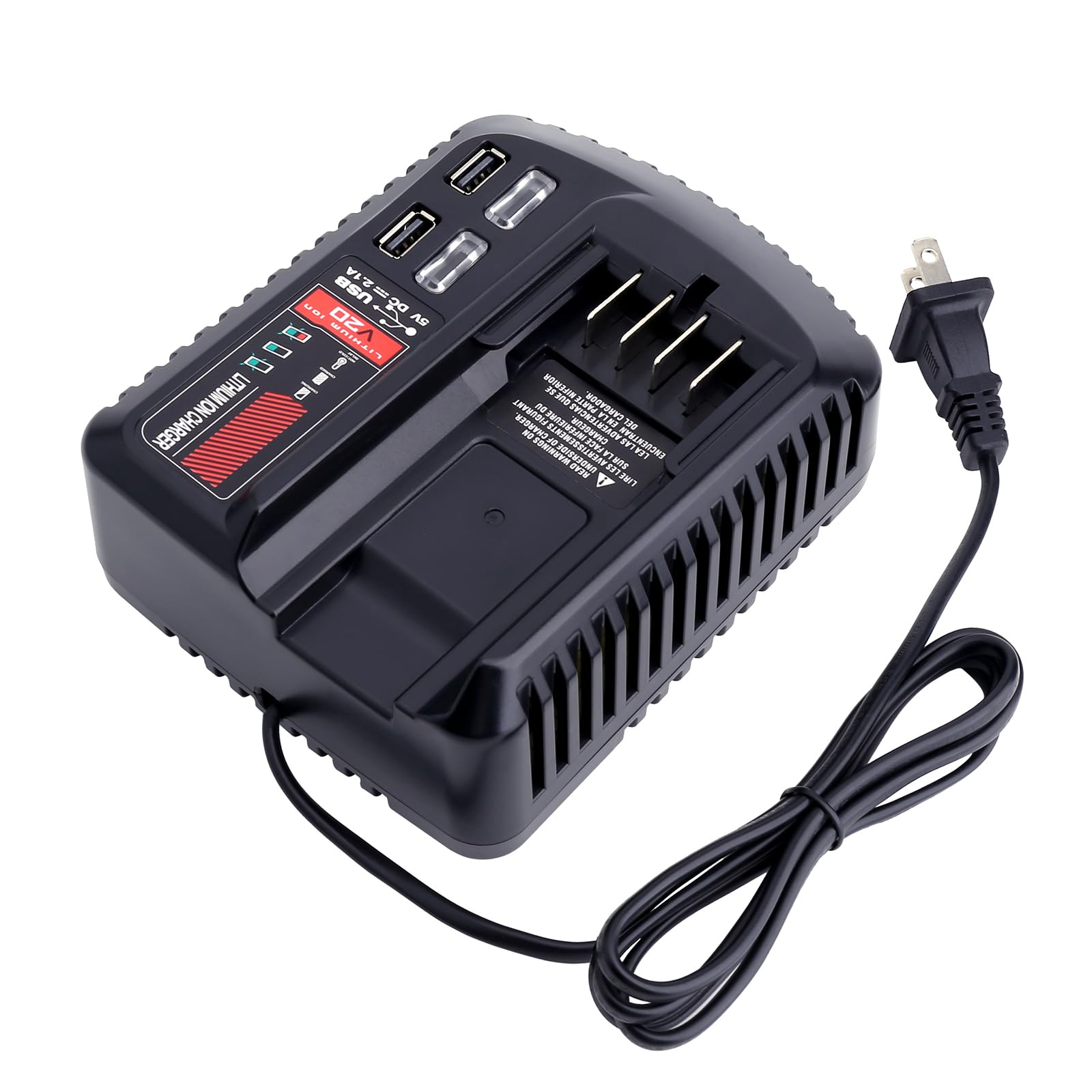 Kekepowtobat CMCB104 charger with battery demonstrates plug-and-play convenience