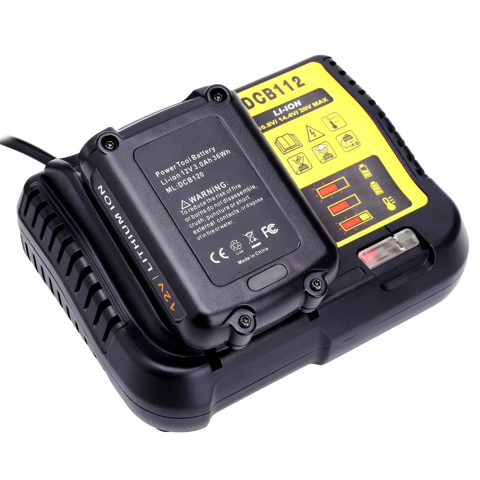 Kekepowtobat universal compatibility across Dewalt DCB models