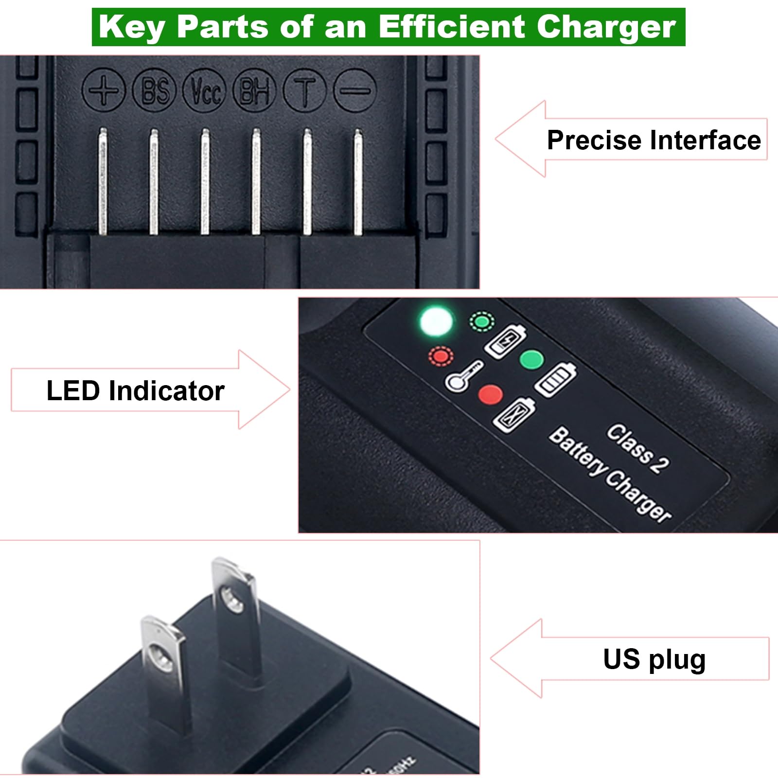 Compact travel-friendly Kekepowtobat Worx 20V charger for busy workshops.