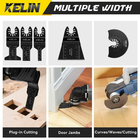 KELIN triangular sanding kit for versatile surface smoothing