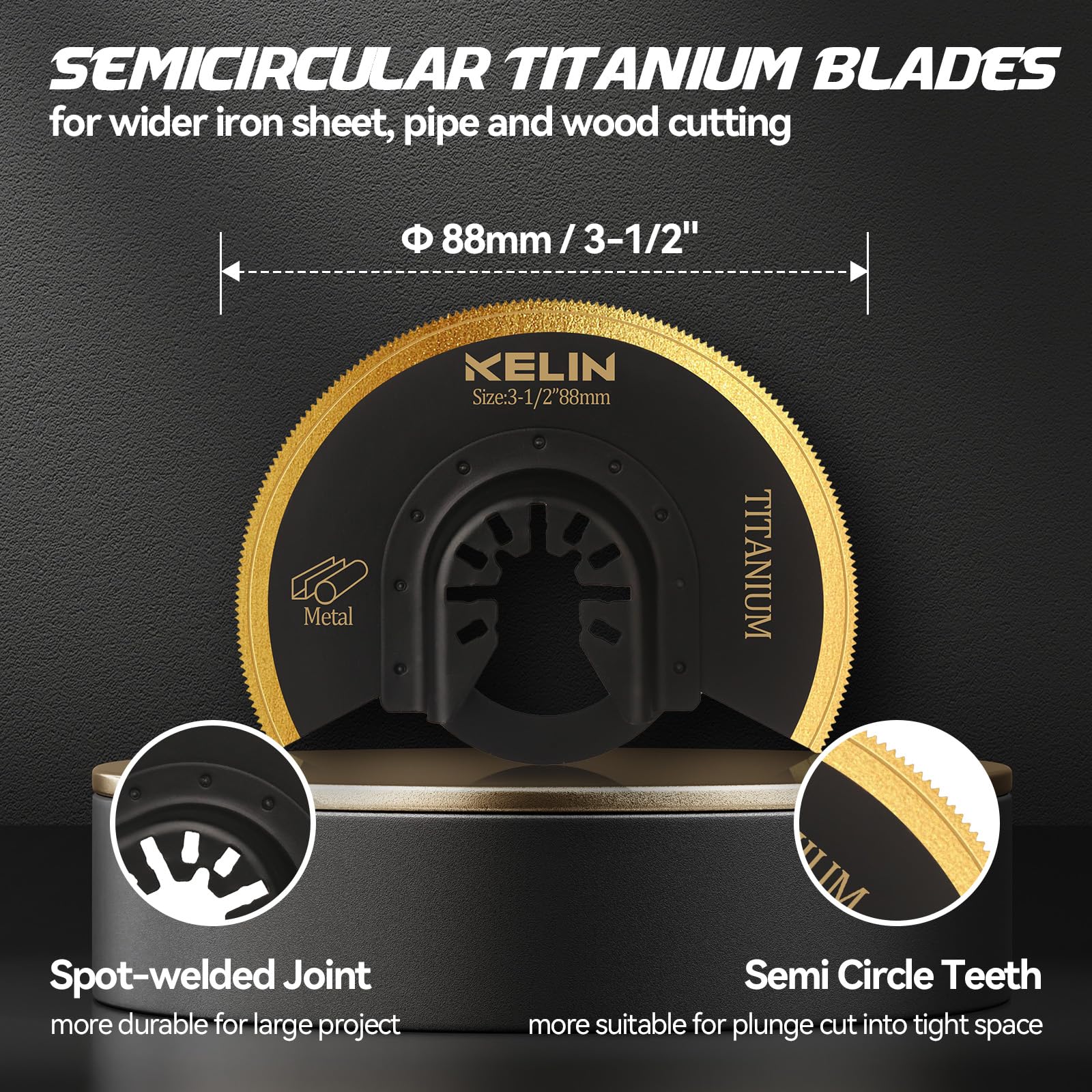 KELIN stainless steel scraper for glue and paint removal.