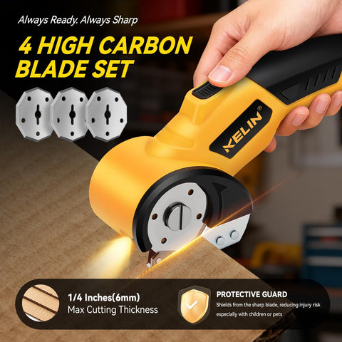 KELIN cordless scissors charging via Type-C fast charge