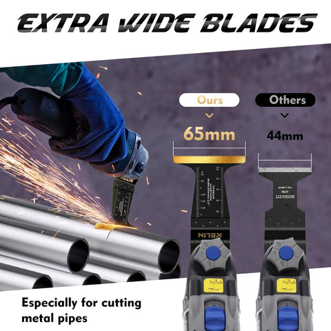 KELIN universal interface adapters included for broad tool compatibility