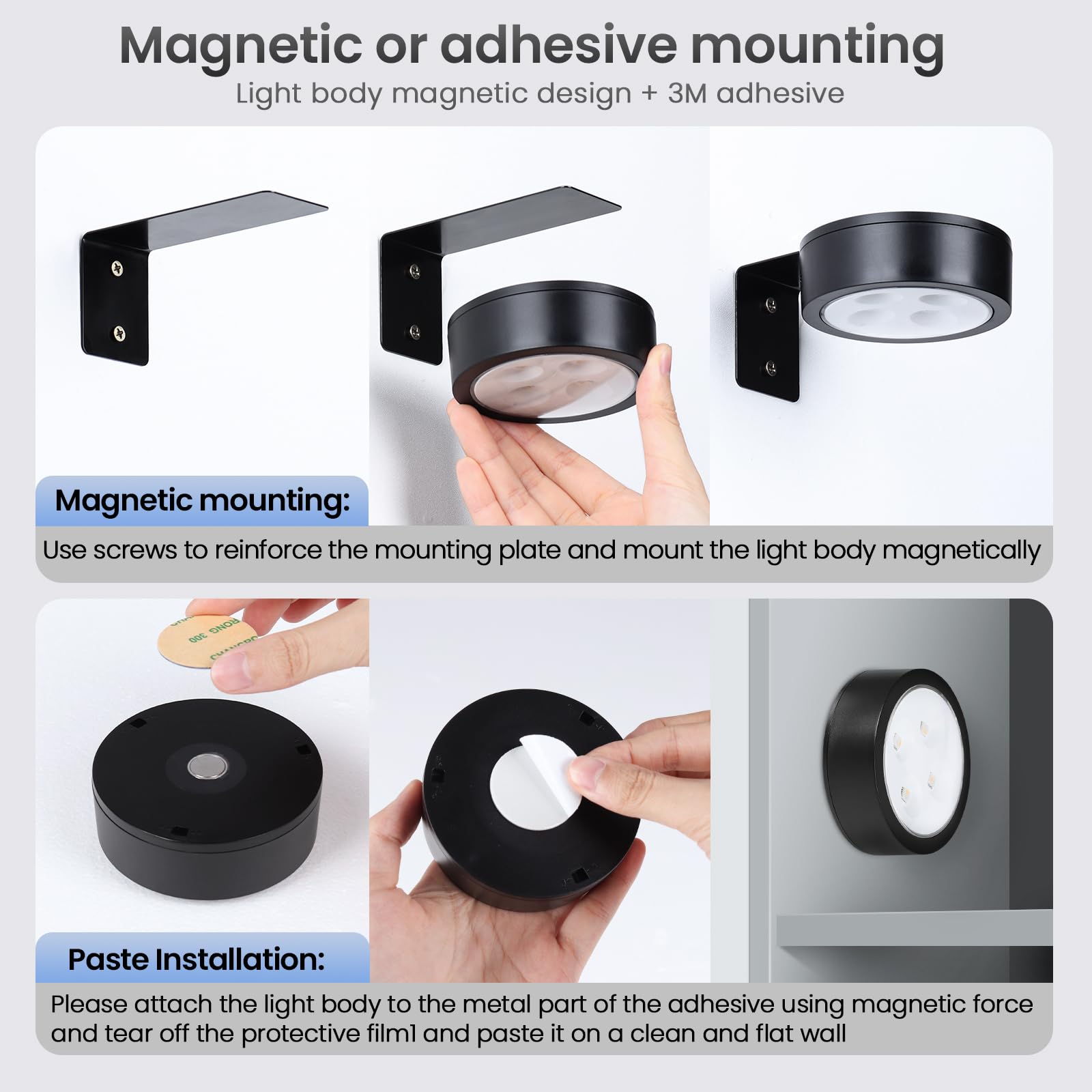 KELUOLY RGB wall light offering 13 colors for mood lighting