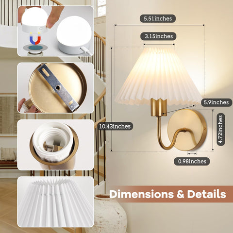 KELUOLY dimmable color temperature options for cozy nights