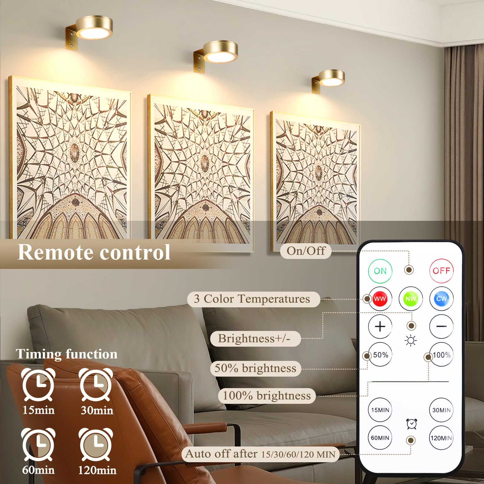 KELUOLY easy installation with magnetic fixture and 3M adhesive