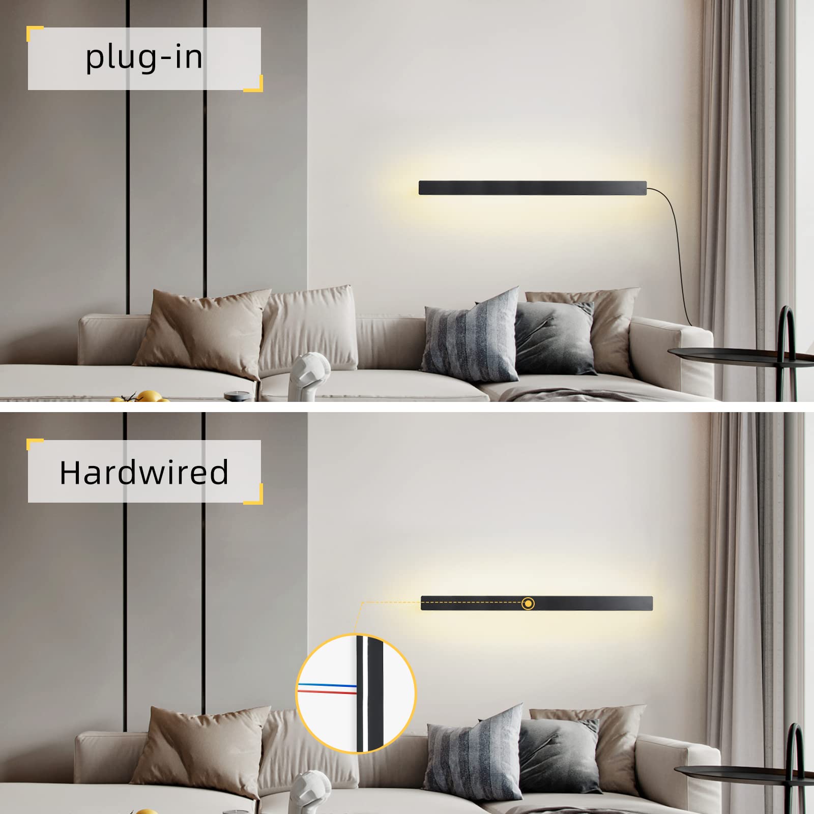 KELUOLY wall light in an office or dining area for warm ambiance